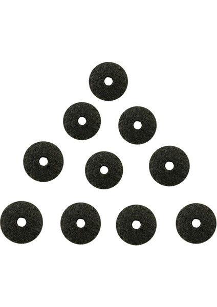 Keçe 2.5cm 10 Parça Davul Zil Pedi Kaymaz Aksesuarlar (Yurt Dışından)