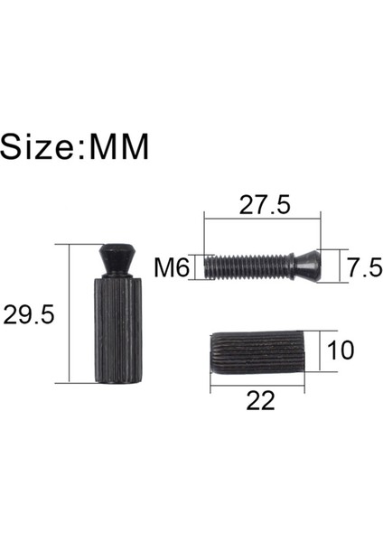 Vibrato Sistem Elektrik Gitar Köprü Cıvatası Çift Salınım Çift Vida Çapa Gümüş (Yurt Dışından) fiyatları