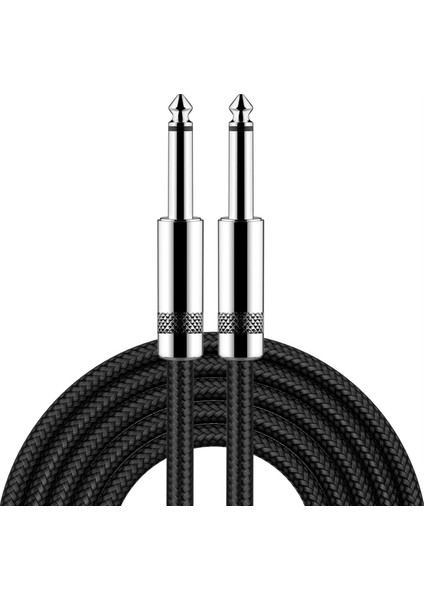 Düzden Düze Mikrofon Ses Kablosu 6.35MM Stereo Mikser Uzatma 3 Metre (Yurt Dışından)