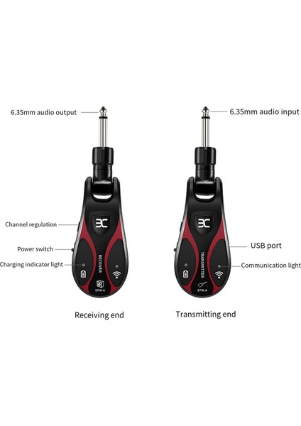 Elektrikli Küçük Hoparlör Özel Için Kablosuz Gitar Verici Alıcı Bluetooth Bağlantısı (Yurt Dışından) indirimleri