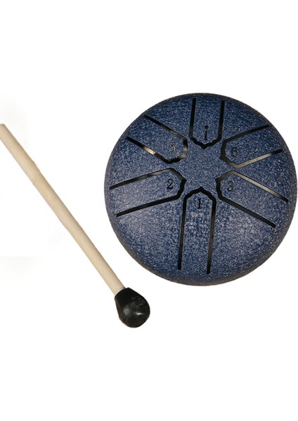 Inç 6 Ton Çelik Dil Davul Mini El Pan Davullar Davul Çubukları Perküsyon Müzik Aletleri Aksesuarları A (Yurt Dışından)