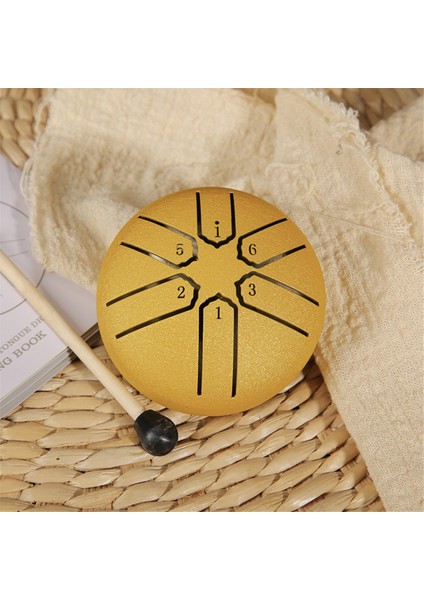 Inç 6 Ton Çelik Dil Davul Mini El Pan Davullar Davul Çubukları Perküsyon Müzik Aletleri Aksesuarları A (Yurt Dışından) modelleri