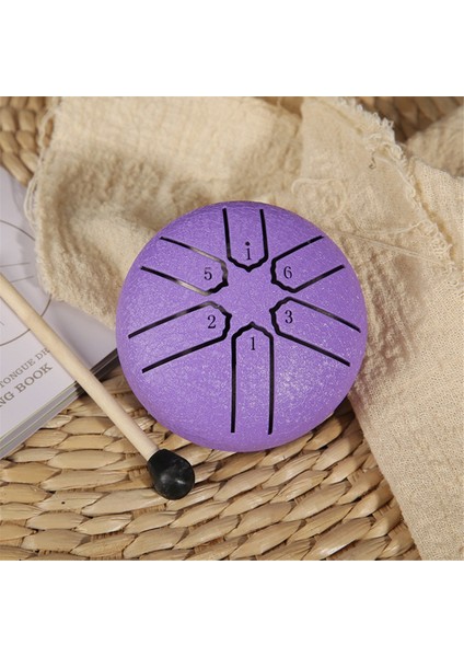 Inç 6 Ton Çelik Dil Davul Mini El Pan Davullar Davul Çubukları Perküsyon Müzik Aletleri Aksesuarları A (Yurt Dışından) indirimleri