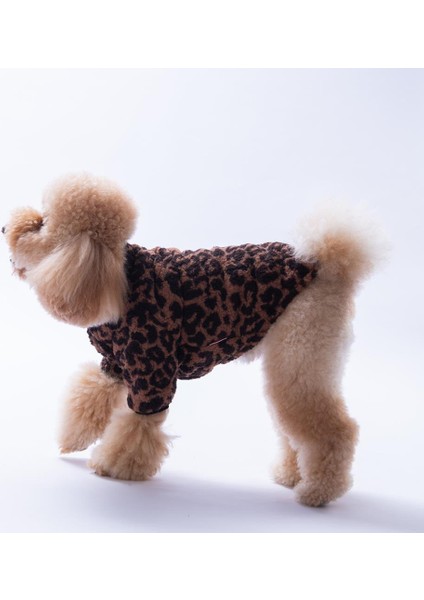 Sri Lanka Ceket Kahverengi Leopar Desenli Batik Kedi Köpek Ceketi Kedi Köpek Kıyafeti Kedi Köpek Elbisesi fırsatları