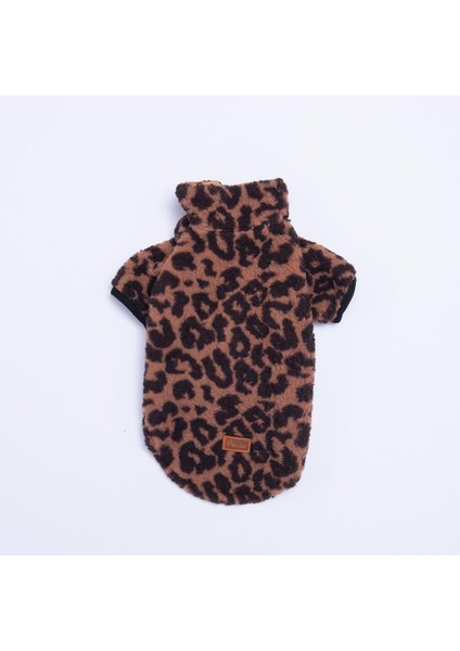 Sri Lanka Ceket Kahverengi Leopar Desenli Batik Kedi Köpek Ceketi Kedi Köpek Kıyafeti Kedi Köpek Elbisesi indirimleri