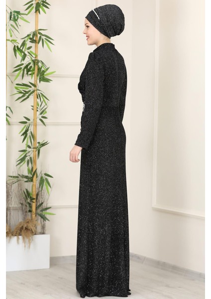 Masal Tesettür Abiye Siyah modelleri