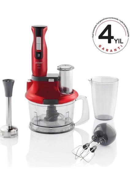 Çok Amaçlı Mutfak Robotu ve Blender Seti, Kırmızı Renkli Ev Gereçleri fiyatları