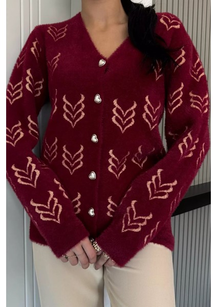 Kadın Yumoş Iplik Sakallı Triko Ceket P-00013162