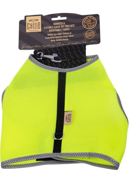 Havalı Dokuma Kedi Göğüs & Gezdirme Takımı Sarı 1*25-35 cm fiyatları