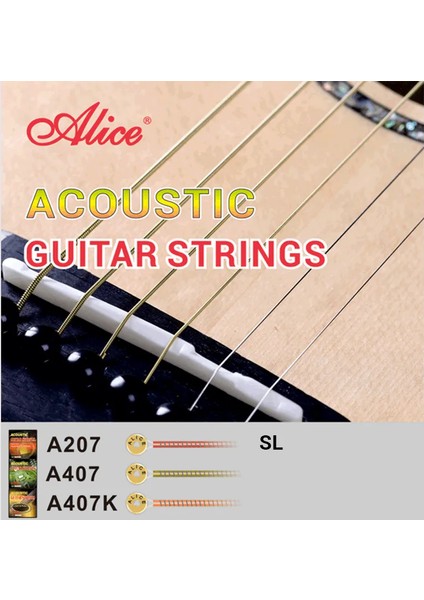 Alıce A207-SL 11-52 Super Lıght Bakır Kaplamalı Alaşımlı Akustik Gitar Teli fiyatları