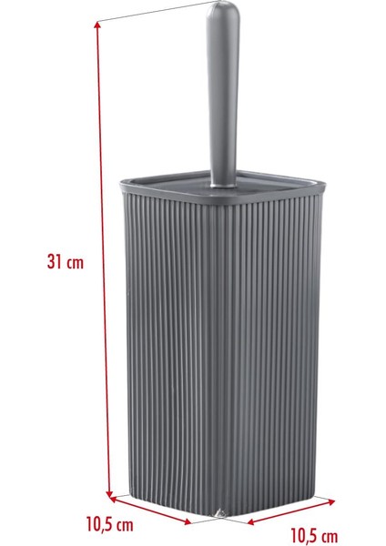 Wc Fırçası & Tuvalet Fırçası Füme 2 Parça modelleri