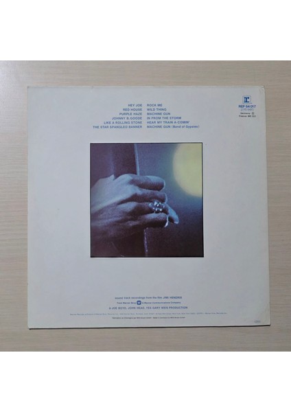 Jimi Hendrix – Sound Track Recordings From The Film "jimi Hendrix" - Soundtrack - 1973 - Dönem Baskı Plak - Longplay - Lp fiyatları