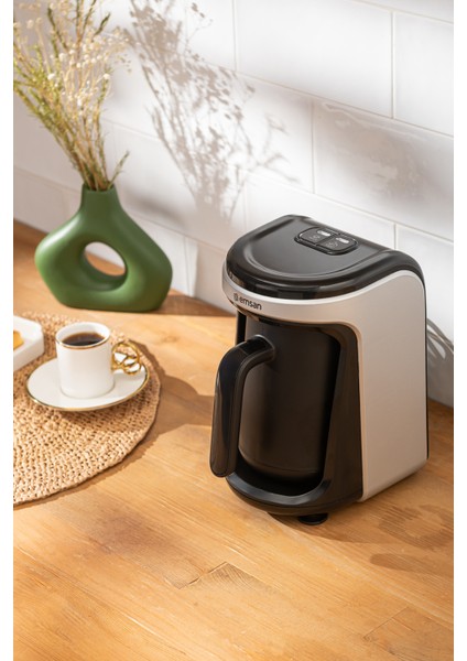 Sütlü Türk Kahvesi Makinesi, Pratik ve Şık Siyah Renkli Kahve Keyfi fiyatları