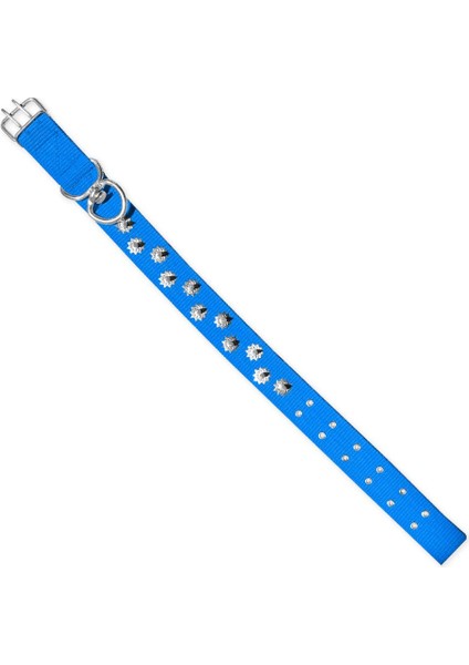 Dokuma Çivili Köpek Boyun Tasması - 5*80 cm - Mavi fiyatları