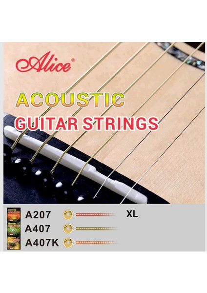 Alıce A207-XL 10-47 Extra Lıght Akustik Gitar Teli