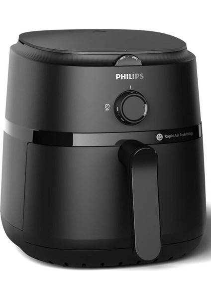 Siyah 4.2 Litre Airfryer NA120/00 1000 Serisi, Pratik ve Şık Tasarım