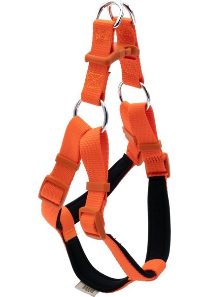 Doggie Konfor Dokuma Ronin Göğüs Tasması Turuncu 2.0*45-55 cm (Dsgt M)