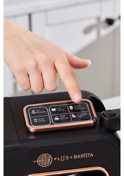 6'lı Çelik Közde Türk Kahve Makinesi, Konuşan, Metalik, Siyah Bakır Renk fiyatları