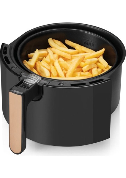 Yağsız Airfryer, 4l Kapasite, Bakır Renk, Sağlıklı ve Pratik Pişirme Sağlar modelleri