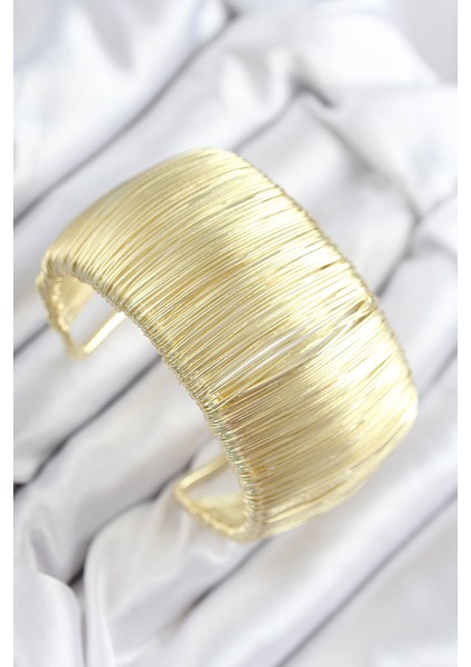 Bfs Pirinç Tel Sarma Model Gold Renk Kadın Bileklilk fiyatları