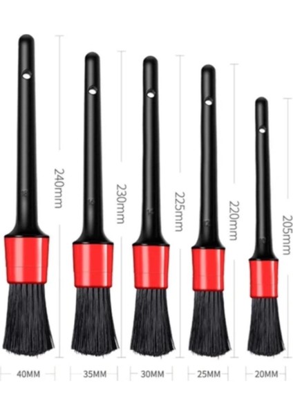Bfs 5’li Çok Amaçlı Araç Içi ve Dış Yüzey Temizlik & Detaylandırma Fırça Seti fırsatları