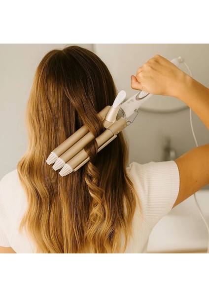 Bfs 3 Başlıklı Elektrikli Saç Dalgalandırma Maşası – Hızlı ve Kalıcı Plaj Dalgaları fiyatları