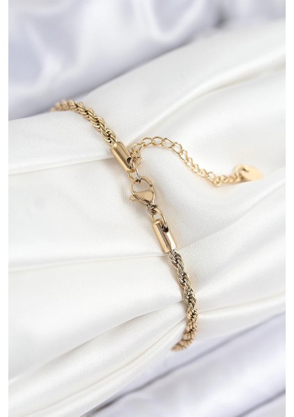 Bfs 316L Çelik Nazar Boncuğu Detaylı Yaşam Çiçeği Model Gold Renk Kadın Bileklik fiyatları