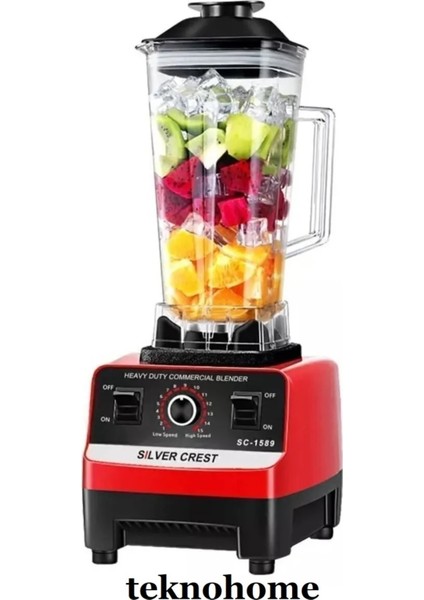 6500W Çift Sürahili Ev ve Bar Katı Meyve Sıkacağı Buz Öğütücü Renk Seçenekleri