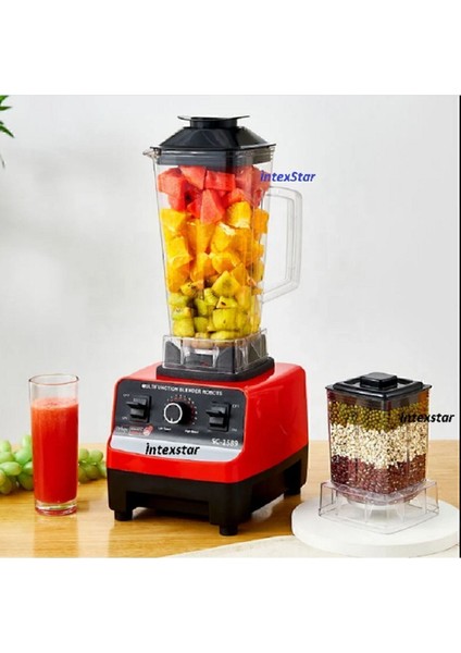 6500W Çift Sürahili Ev ve Bar Katı Meyve Sıkacağı Buz Öğütücü Renk Seçenekleri modelleri