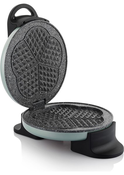 Yeşil Renkli Waffle Makinesi ile Pratik ve Lezzetli Atıştırmalıklar Hazırla fırsatları