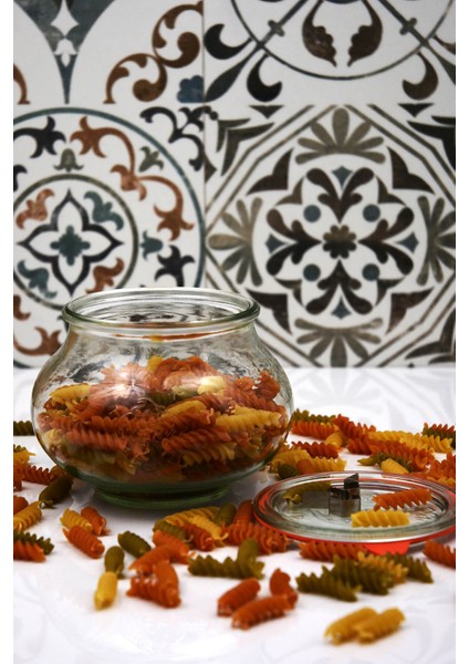 Beyaz 1062 ml Deco Kavanoz, Şık ve Kullanışlı Mutfak Aksesuarı