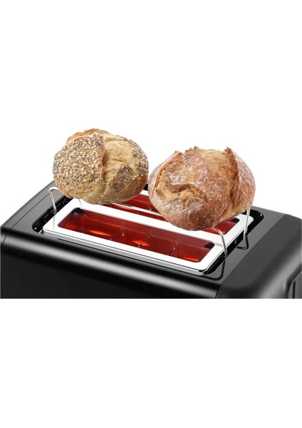 Kompakt ve Şık Siyah Tost Makinesi, Pratik ve Kullanışlı Ev Mutfak Ürünü