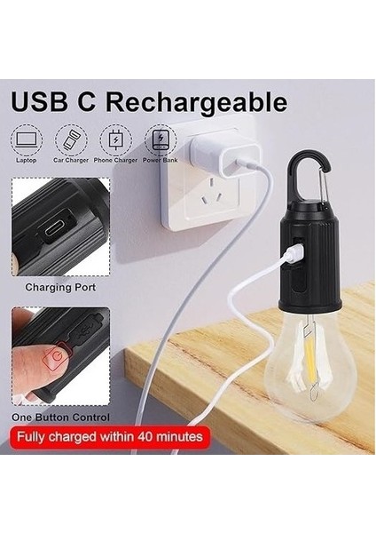 Çadırlar Için Şarj Edilebilir Kamp Işığı, Retro LED Kamp Çadırı Feneri 3 Aydınlatma Modlu Retro Kamp Lambası fırsatları