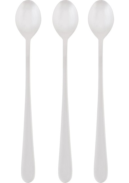 Renkli 3'lü Kokteyl Kaşığı Seti, Şık ve Kullanışlı Ev ve Parti Aksesuarı