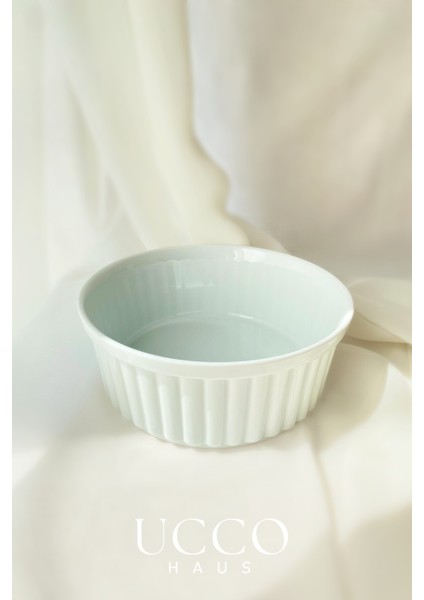 20 cm Yuvarlak Isıya Dayanıklı Porselen Fırın Kabı Beyaz modelleri