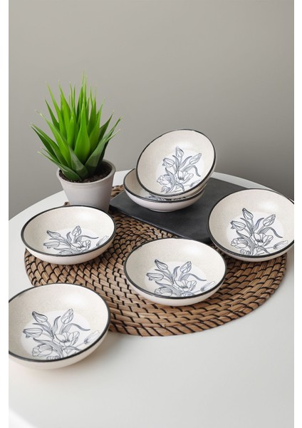 Renkli Halka Sosluk Çerezlik Seti, 13 Cm, 6 Adet, Şık ve Kullanışlı.