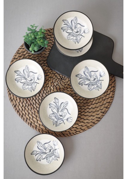 Renkli Halka Sosluk Çerezlik Seti, 13 Cm, 6 Adet, Şık ve Kullanışlı. modelleri