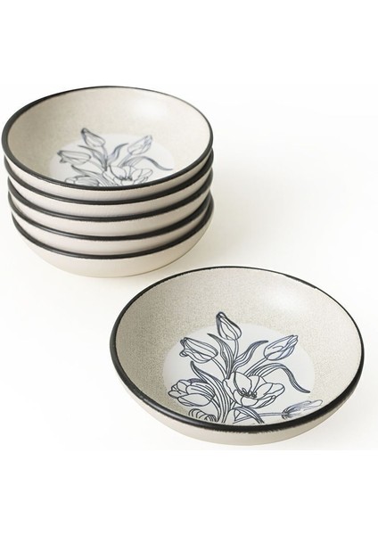 Renkli Halka Sosluk Çerezlik Seti, 13 Cm, 6 Adet, Şık ve Kullanışlı.