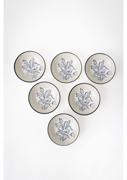 Renkli Halka Sosluk Çerezlik Seti, 13 Cm, 6 Adet, Şık ve Kullanışlı.