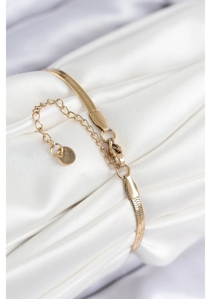 Bfs 316L Çelik Nazar Boncuk Detaylı Hayat Ağacı Model Italyan Zincir Gold Renk Kadın Bileklik fiyatları