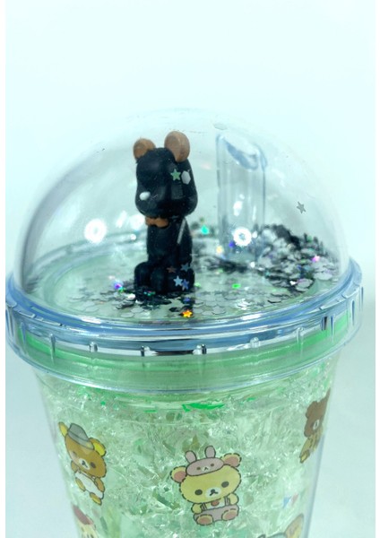 Renkli Işıklı Pipetli Ayıcık Temalı Bardak, Eğlenceli ve Şık Tasarım fırsatları