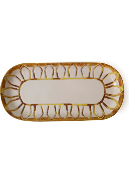 Çok Renkli Kayık Tabaklar, 26 Cm, 2'li Set, Şık ve Kullanışlı Ev ve Davet Dekoru fırsatları