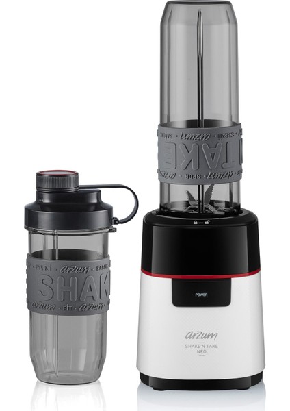Kişisel Blender 570ML ve 400ML Şişe, 500W, Beyaz, Taşınabilir, Pratik ve Şık