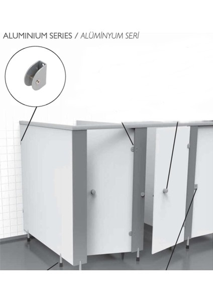 Tempo Islak Hacim 18 mm Kabin Alüminyum U Bağlantı modelleri