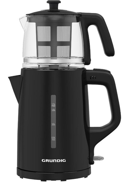 Siyah Renkli Çay Makinesi, Hızlı ve Pratik Çay Demleme Keyfi