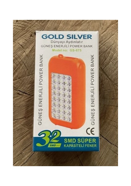 Gld Pro Solar Kamp Lambası Güneş Enerjili Fener Solar Power Bank 32LED