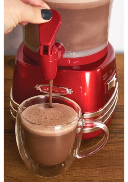 Kırmızı Renkli Çok Fonksiyonlu Kahve ve Sıcak Içecek Makinesi modelleri
