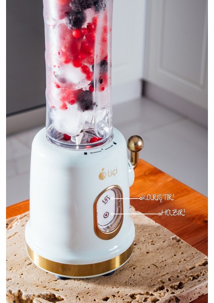 Yeşil Çift Şişeli Smoothie Blender, Güçlü ve Pratik Mutfak Aracı indirimleri