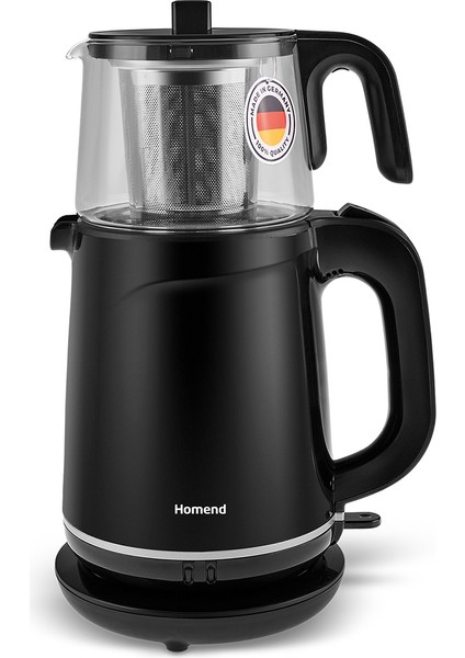 1744H Siyah Çay Makinesi, Hızlı ve Pratik Demleme Keyfi