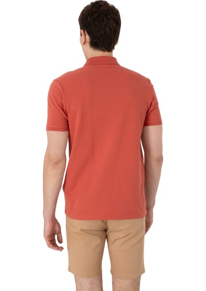 Erkek Regular Fit Polo Yaka Basic T-Shirt indirimleri